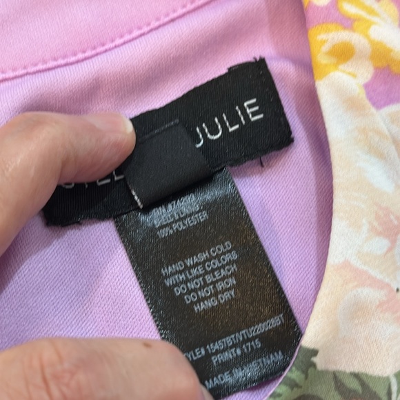 Stella & Julie | Macy’s | Tiered Pastel Floral Sleeveless Maxi Dress Size 4 - Picture 10 of 14